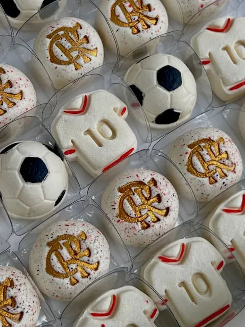 Brigadeiros tema Flamengo